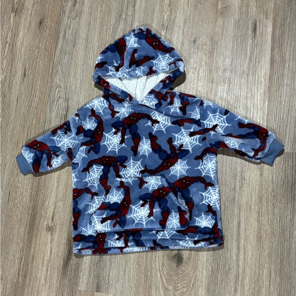 Marvel Spider-Man Blue and Red Kids Hoodie